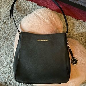Black Michael Kors large crossbody